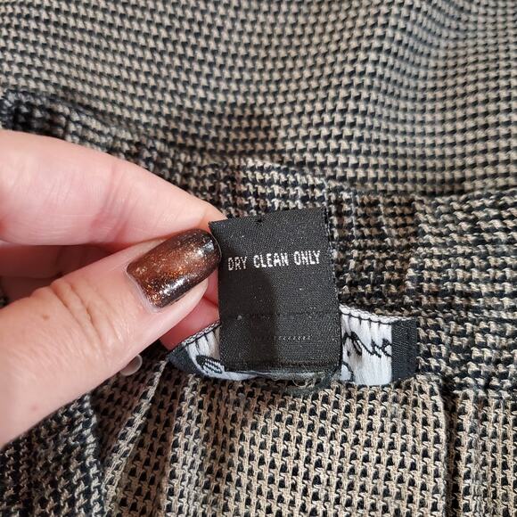 Vintage Alexandria Pierce Pull On Artsy Skirt Size 1X Buttons Painted Cottage - Picture 12 of 14